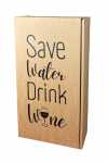 2er PK Natur                  Save Water Drink Wine 